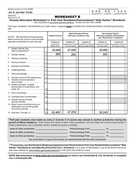 foreign income tax worksheet.